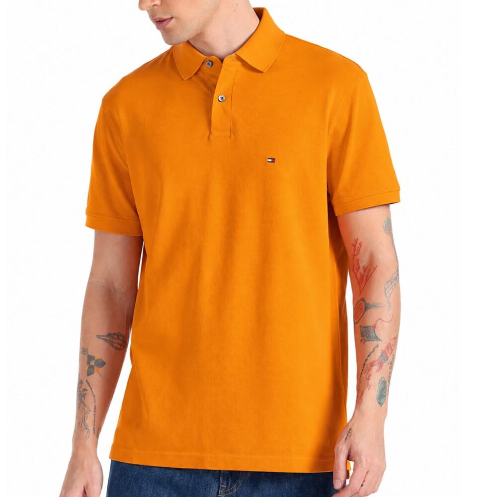 NWT Tommy Hilfiger Orange Polo Shirt XL